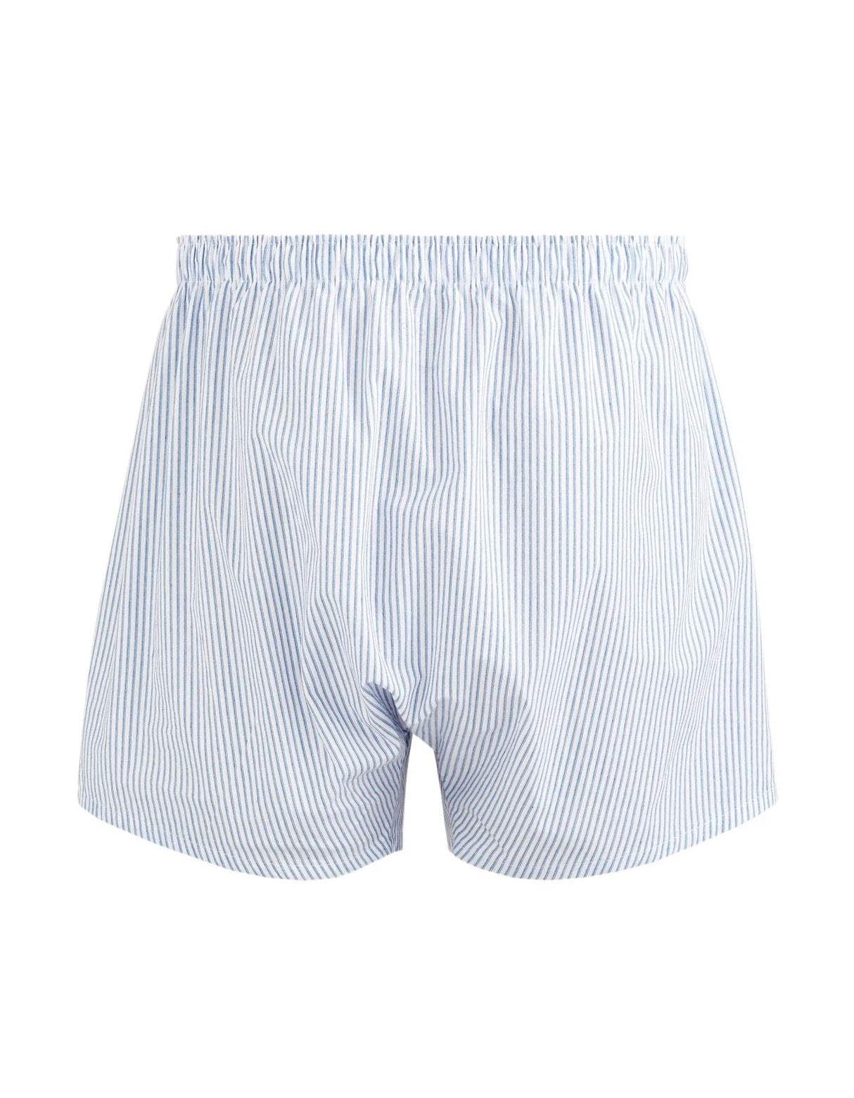100% Cotton Boxer Shorts - Light Blue - Runner