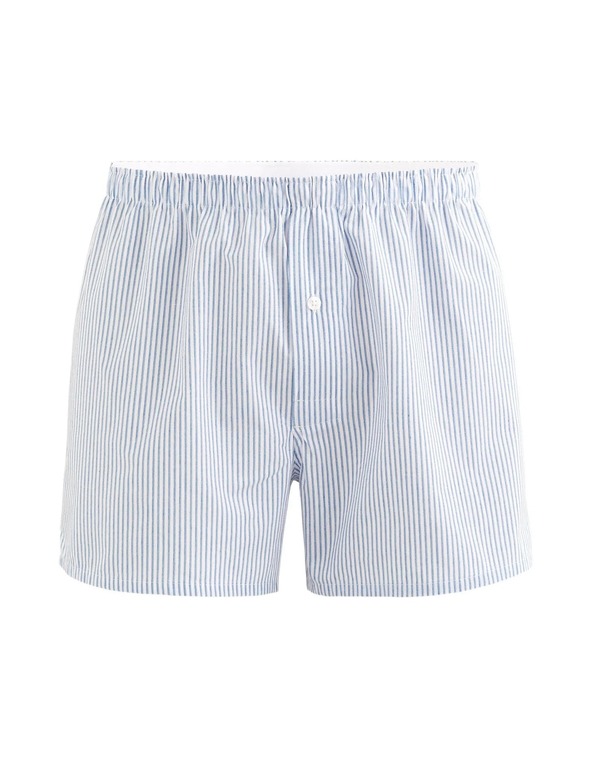 100% Cotton Boxer Shorts - Light Blue - Runner