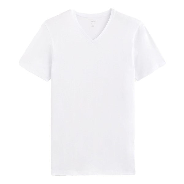 CELIO Slim V-Neck T-Shirt In Stretch Cotton