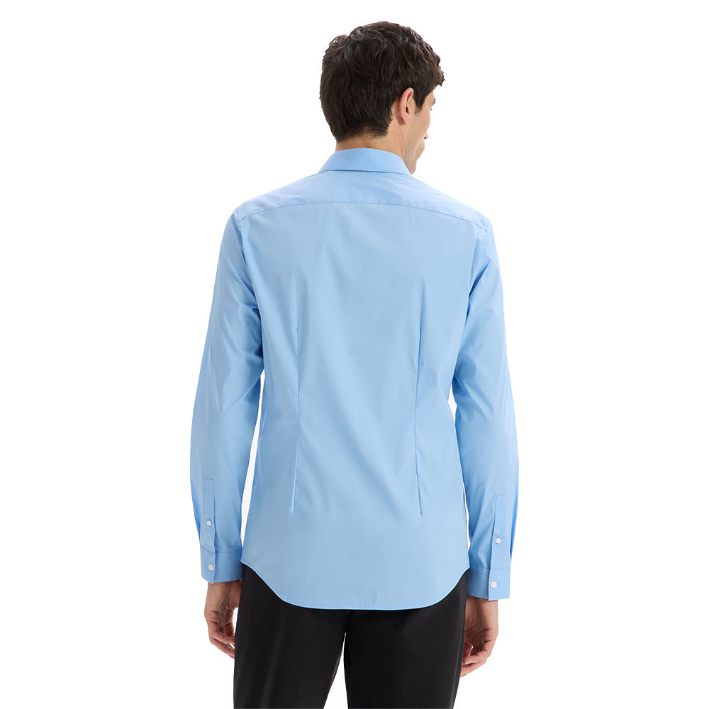 Slim-Fit Stretch Cotton Shirt