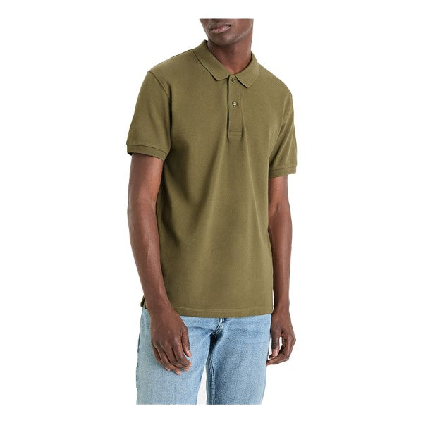 CELIO Straight Pique Cotton Polo Shirt