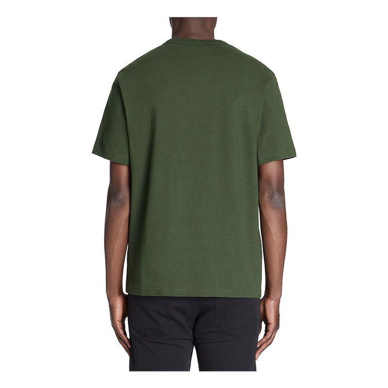 Boxy Round Neck T-Shirt 100% Cotton - Green