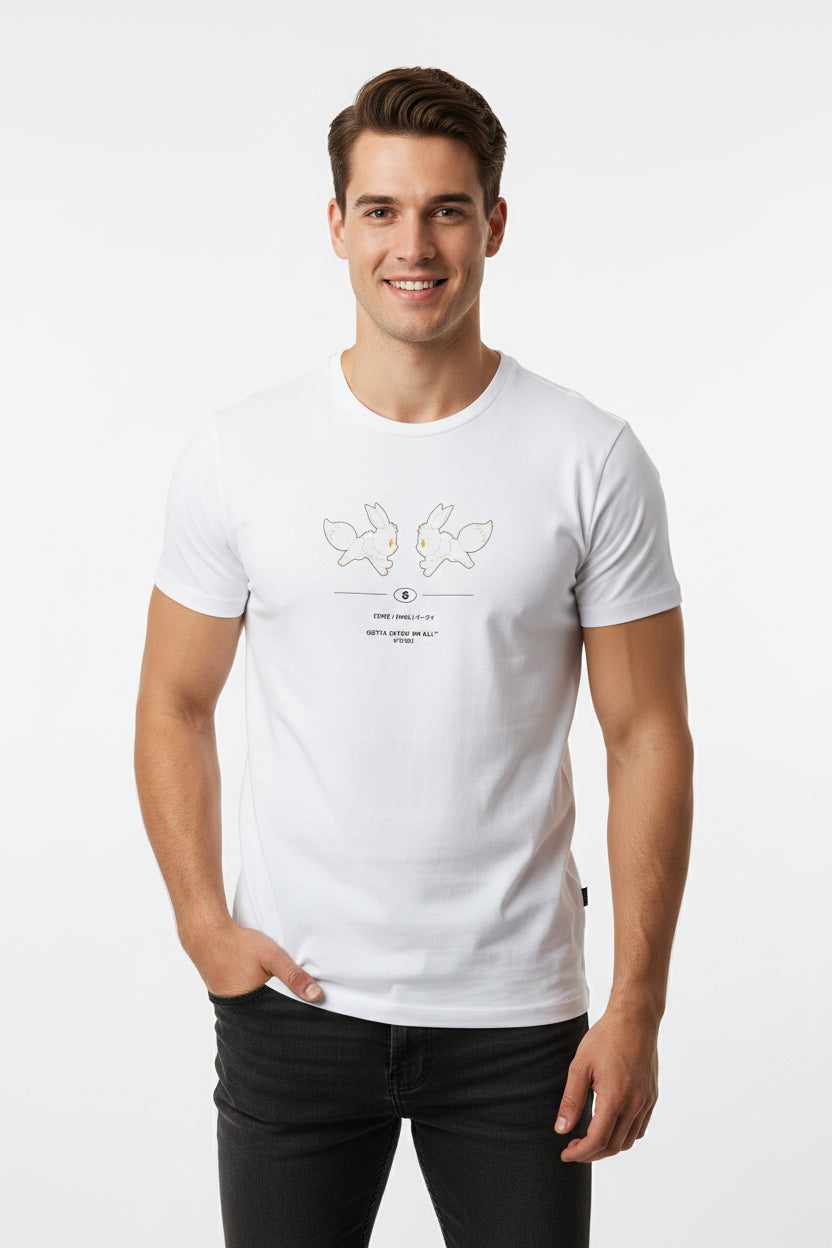 Pokémon - Eevee White T-Shirt