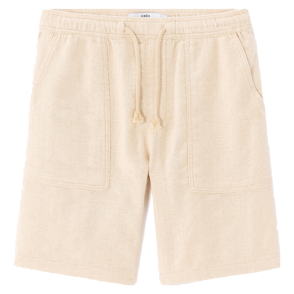 Striped Jacquard Bermuda Shorts
