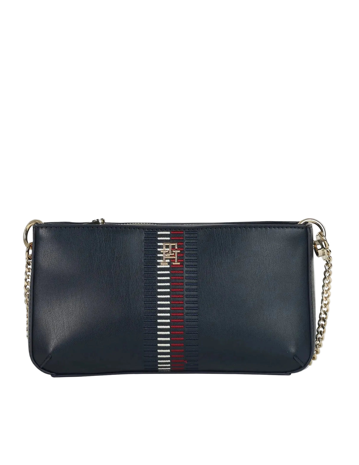 TOMMY HILFIGER Logo Navy Pu Sling Bag TB303