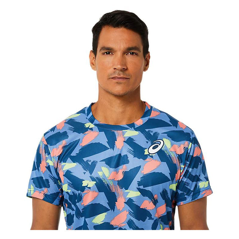 Men Match Graphic Ss Top