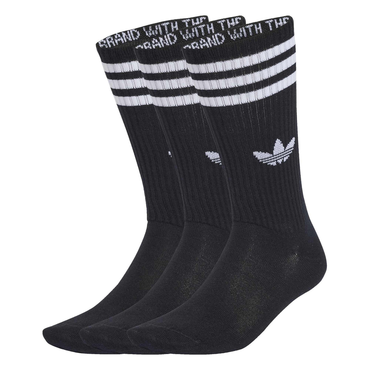 3 - Stripes High Crew Socks 3 Pairs - Runner