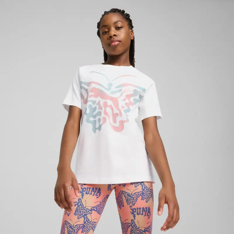 Butterfly Vibe Logo Tee Youth
