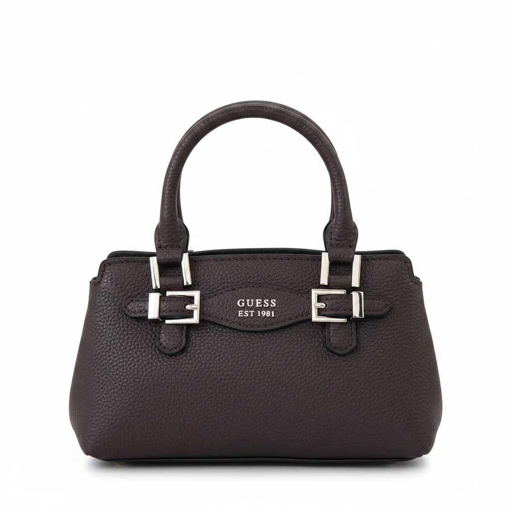 GUESS Latte Logo Printed Katya Mini Crossbody Bag GB518