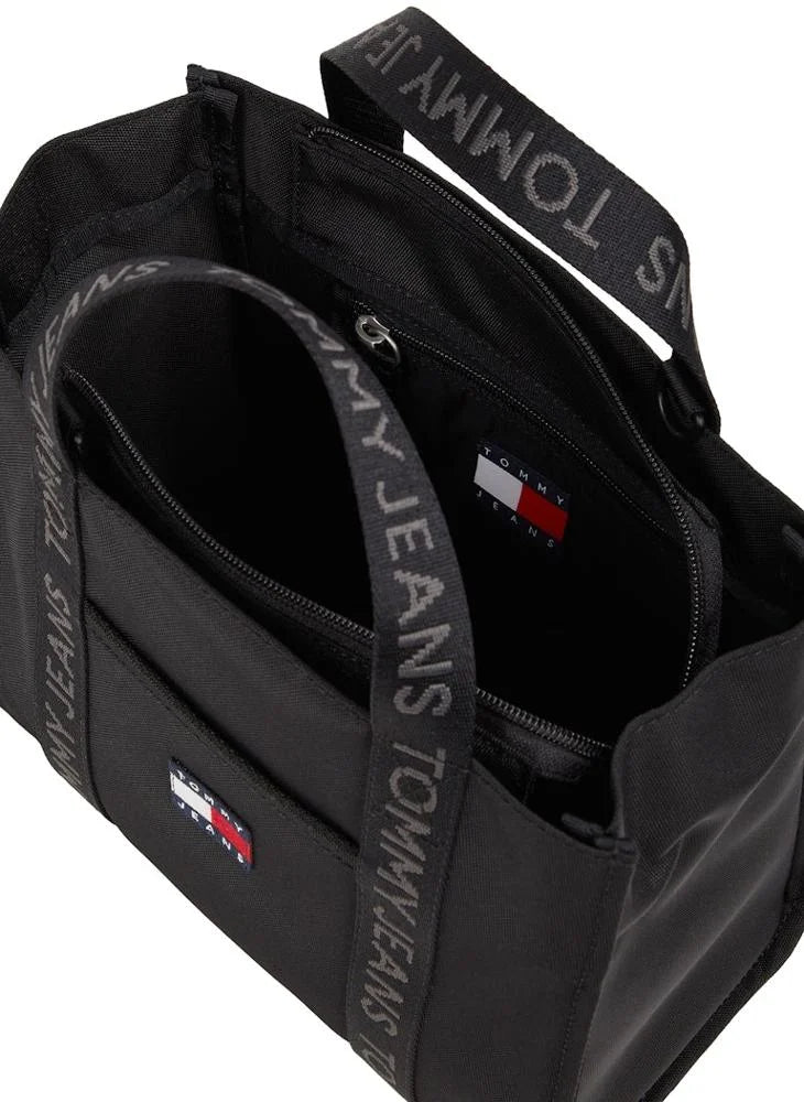 TOMMY HILFIGER Logo Detail Zip Over Tote TB259
