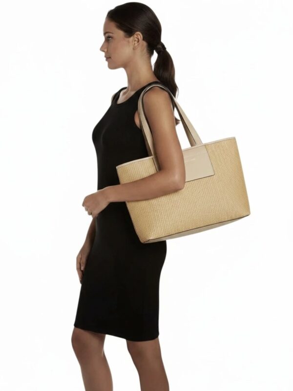TOMMY HILFIGER Keaton Ii Straw Tote Women beige TB221