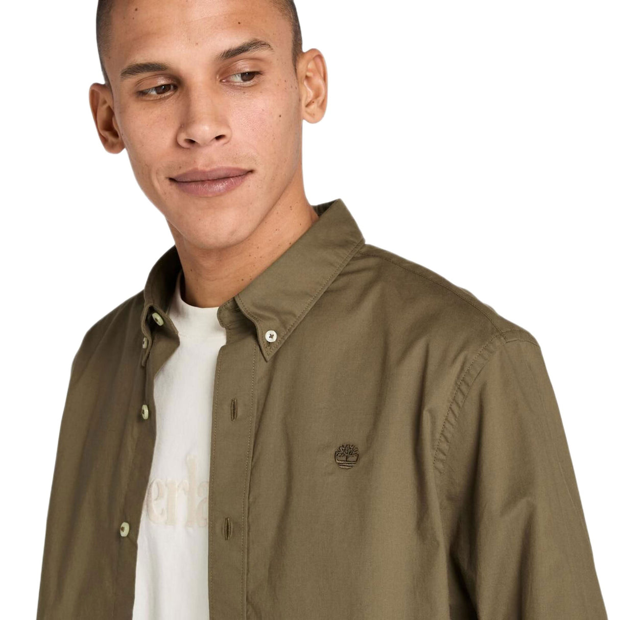 Long Sleeve Stretch Poplin Shirt