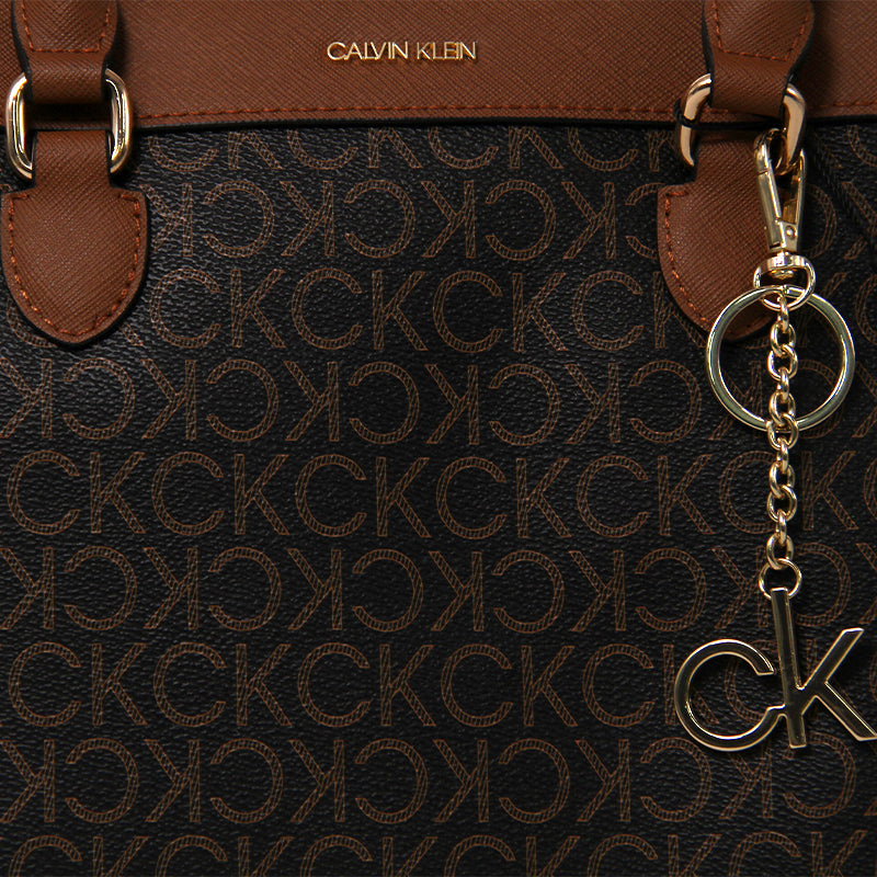 Calvin Klein Monogram Satchel HANDBAG CB105