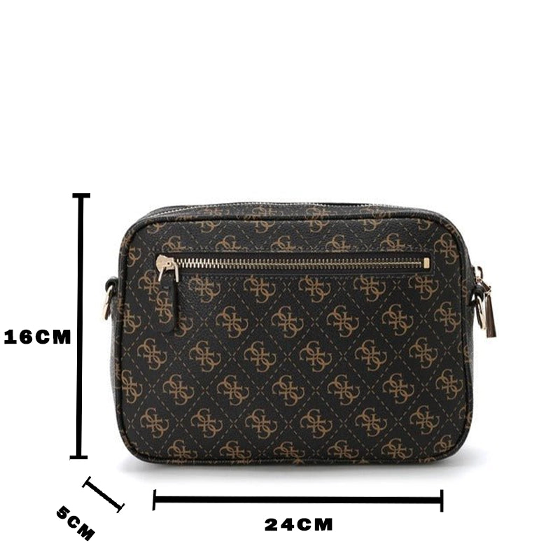 GUESS Meridian Camera Bag Dove Logo