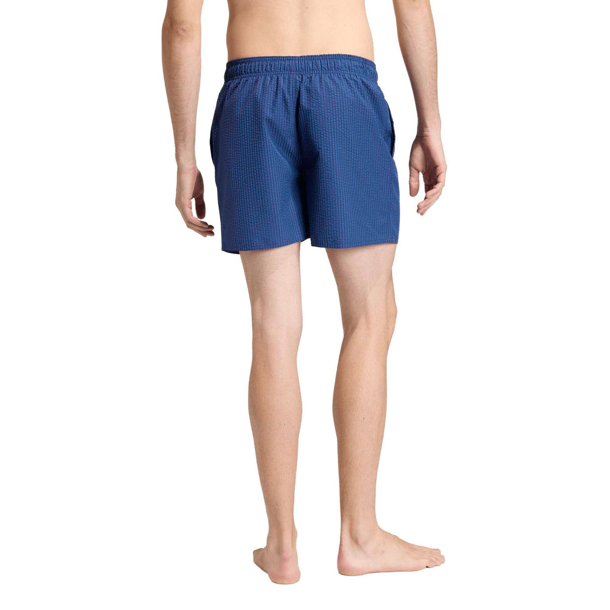 Seersucker Stripy Swim Shorts 5-Inch
