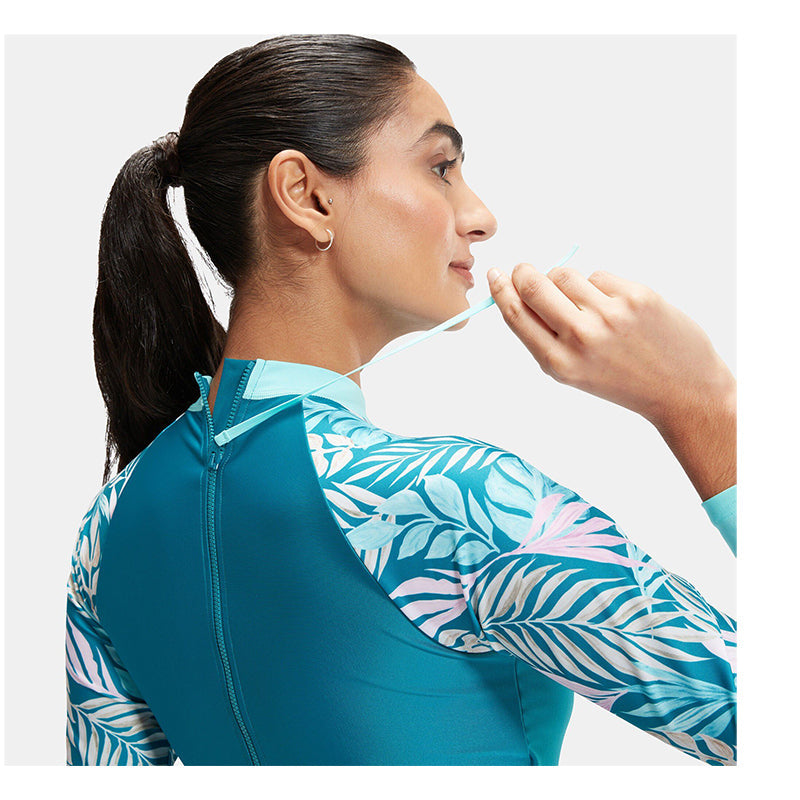 Womans Long Sleeve Swim Dress