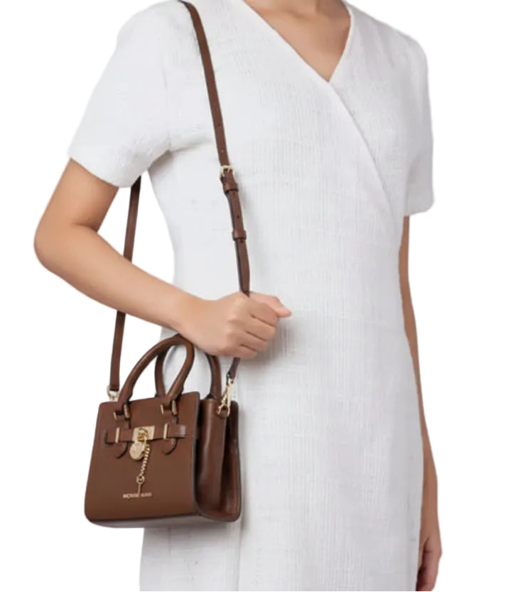 MICHAEL KORS 35T1Ghms1L Small Hamilton Satchel Bag In Luggage MK74