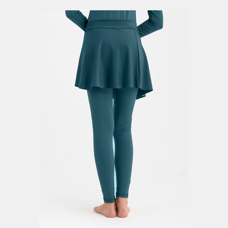 Wave Cover-Up Skirt - Deep Teal