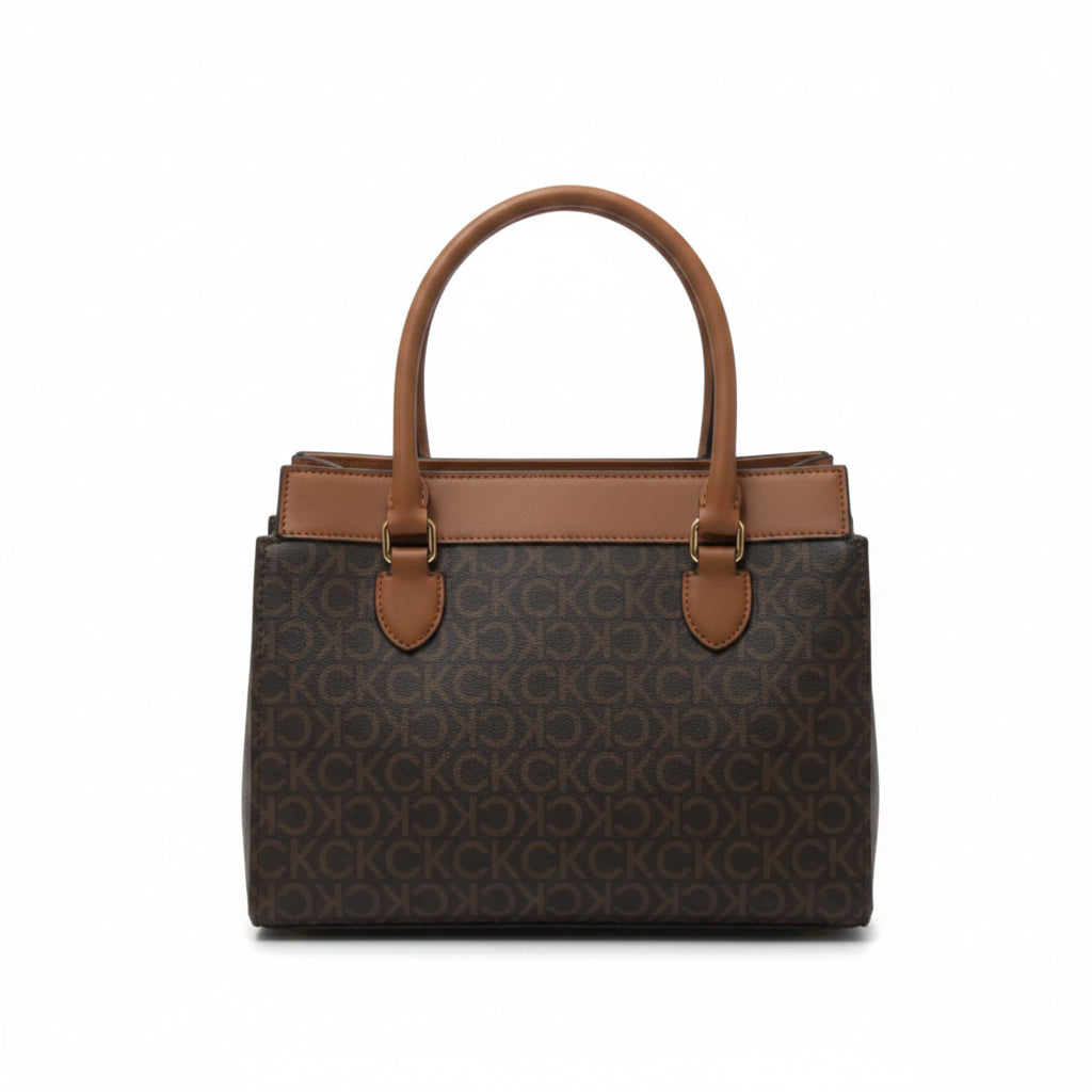 Calvin Klein Monogram Satchel HANDBAG CB122