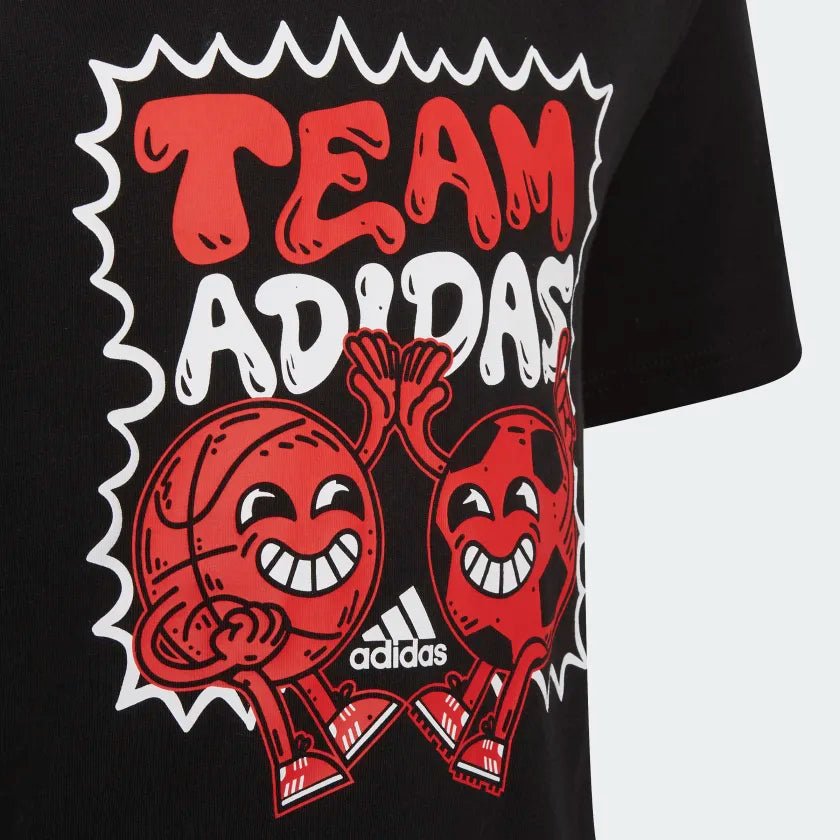 Adidas Team Graphic T-Shirt Kids HA4055 - Runner