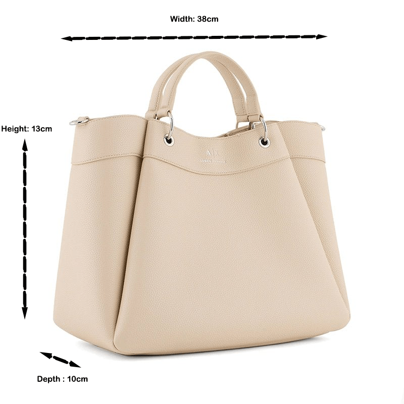 ARMANI EXCHANGE Large handbag with degradè shoulder strap AXB5 - Runner