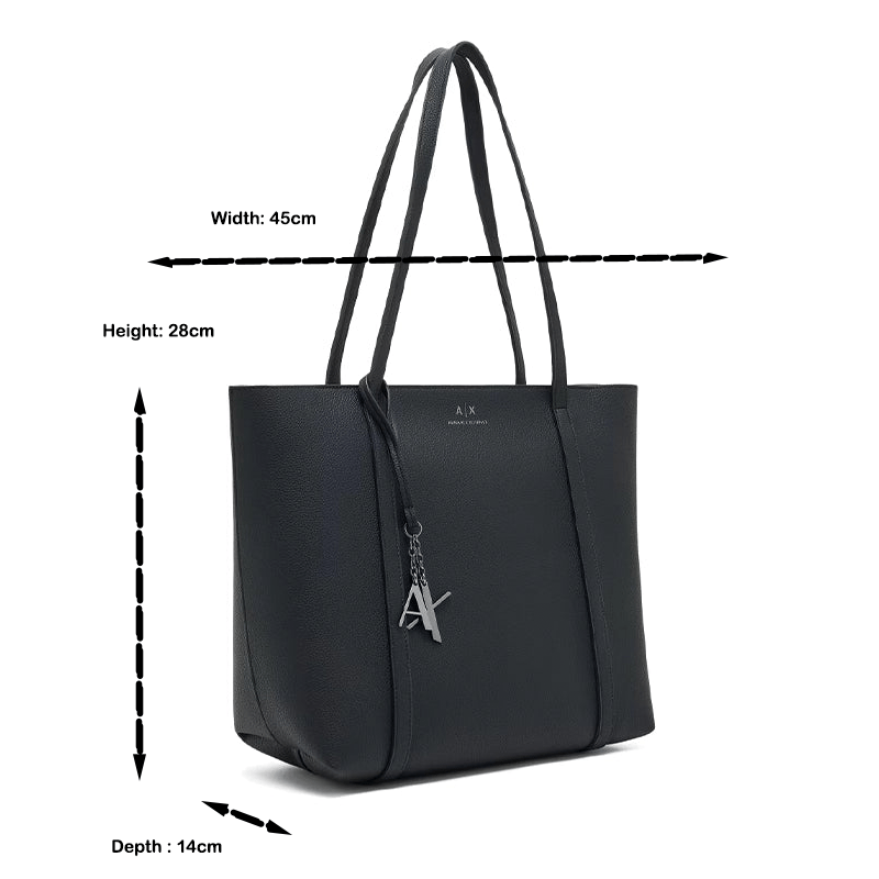 ARMANI EXCHANGE Large handbag with degradè shoulder strap AXB6 - Runner