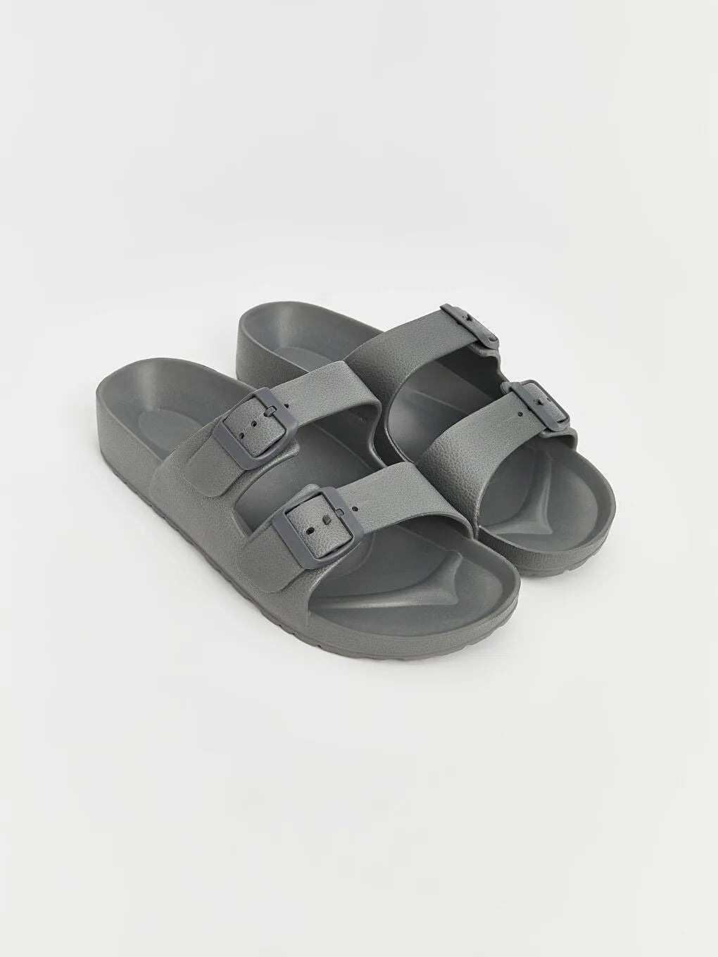 BIRKENSTOCK STEPS Faux Leather Double Strap Men's Slippers SLW4 - Runner