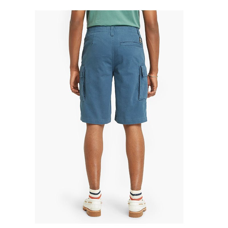 BROOKLINE Twill Cargo Short Dark Denim - Runner