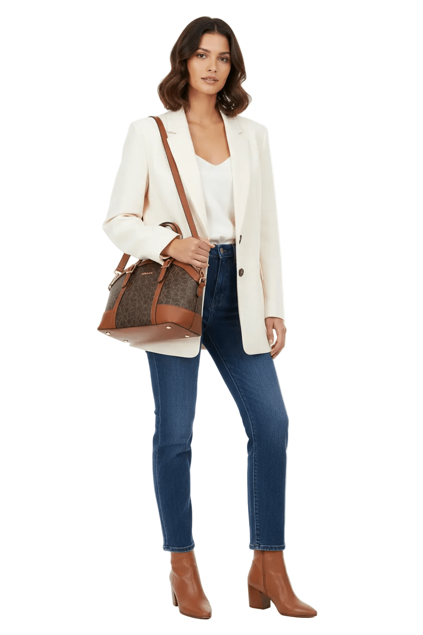 CAKVIN KLEIN Women's Logo Cross Body Bag CB92 - Runner