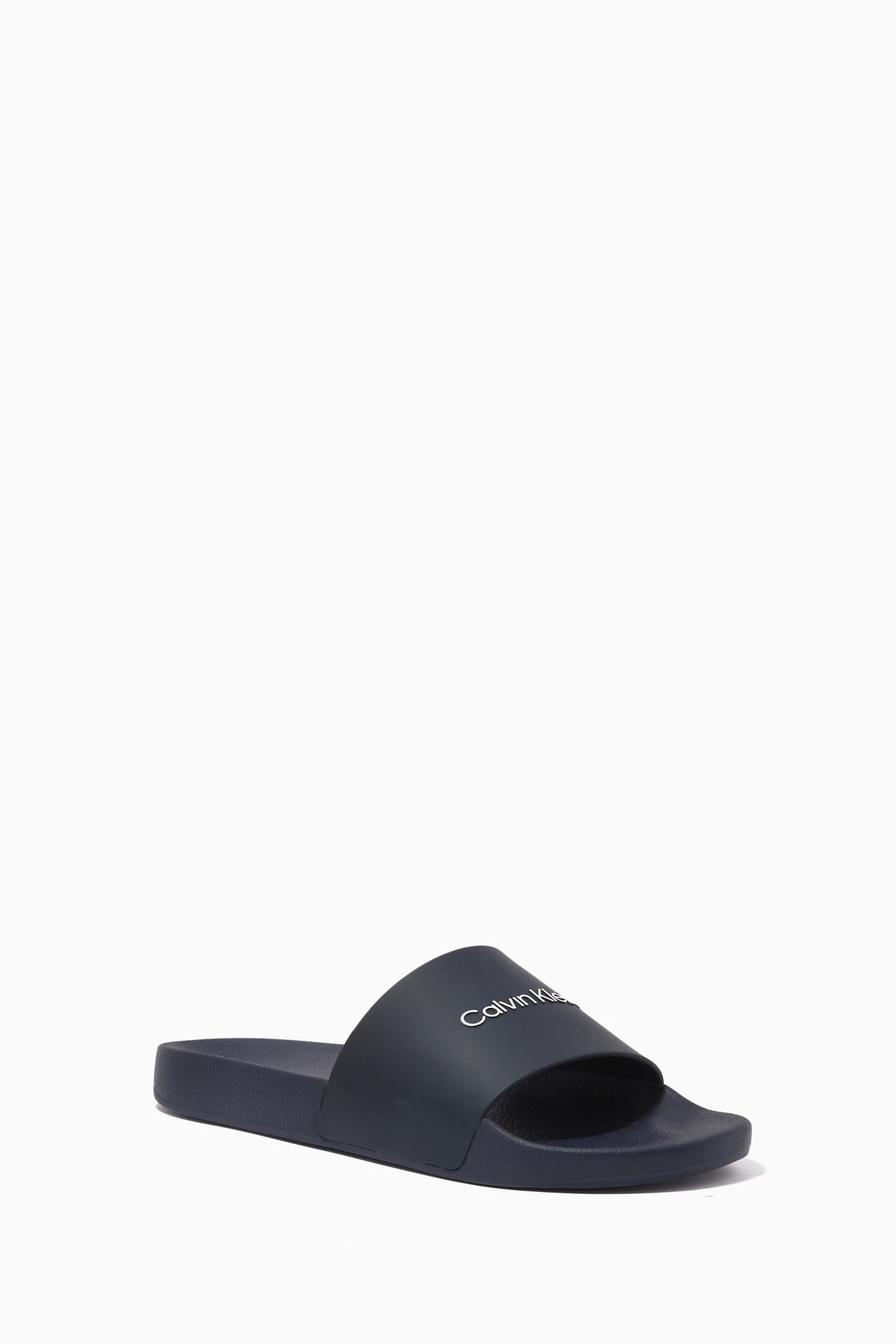 Calvin Klein Open - toe rubber shoe with brand logo SLM31 - Runner
