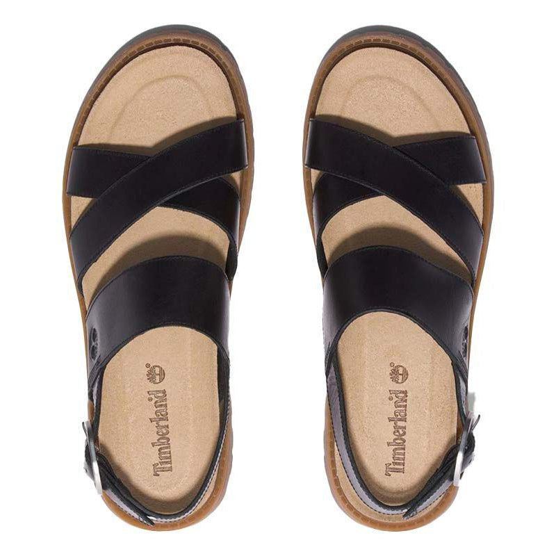 CLAIREMONT WAY BACKSTRAP SANDAL BLACK FULL GRAIN - Runner
