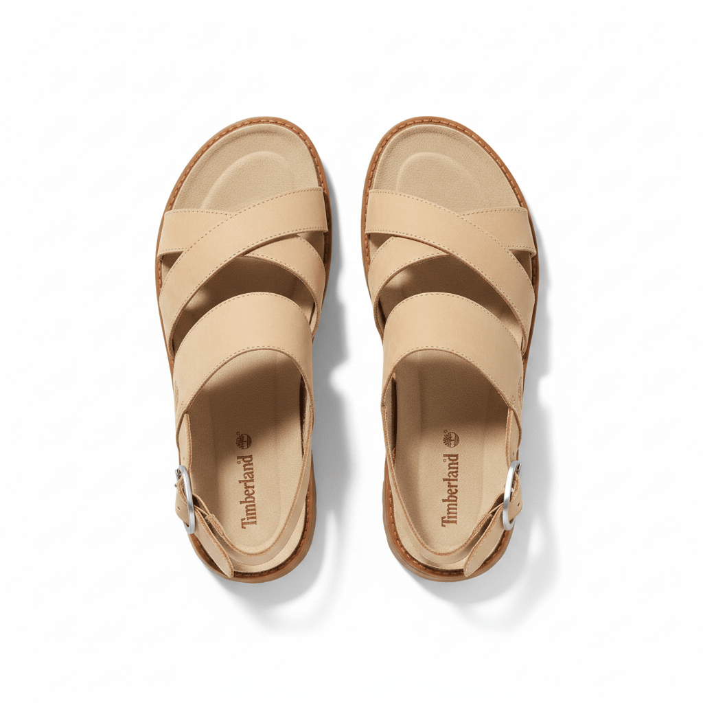 CLAIREMONT WAY BACKSTRAP SANDAL MEDIUM BEIGE NUBUCK - Runner
