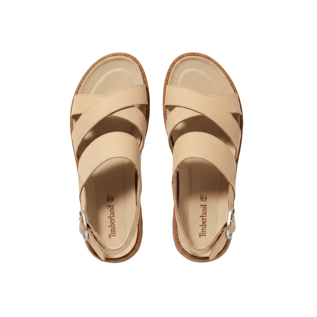 CLAIREMONT WAY BACKSTRAP SANDAL MEDIUM BEIGE NUBUCK - Runner