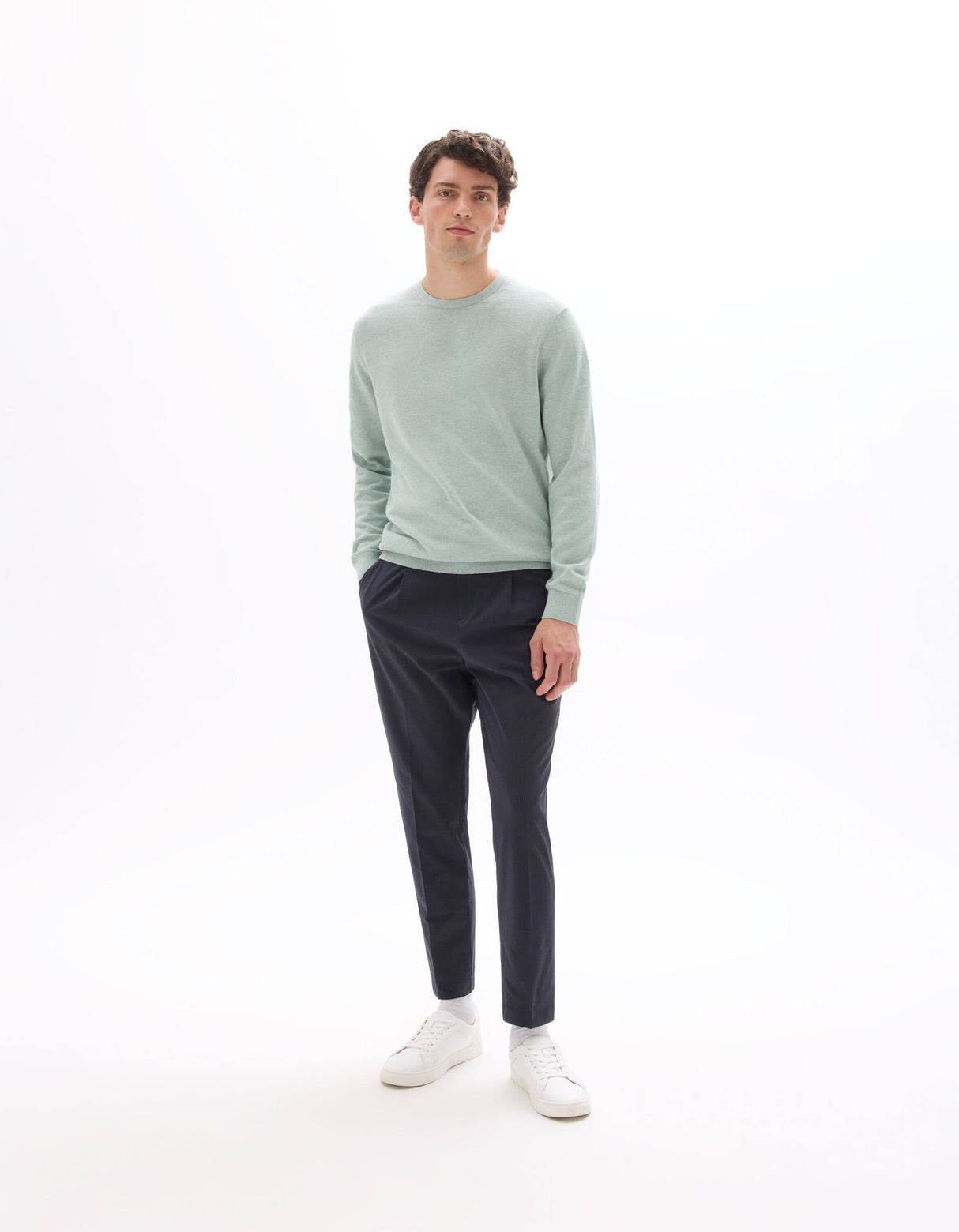 Crew Neck Sweater - Runner
