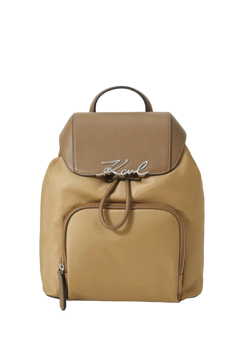 KARL LEGERFELD Paris Large Nylon Backpack Bag KB81