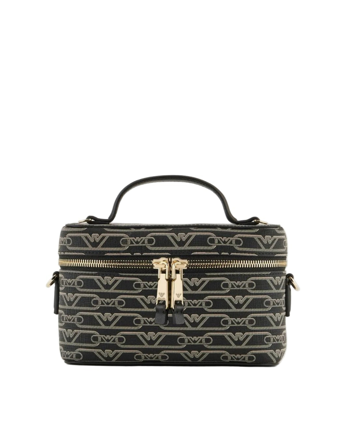 EMPORIO ARMANI Washbag with all - over monogram print Bag EAB20 - Runner