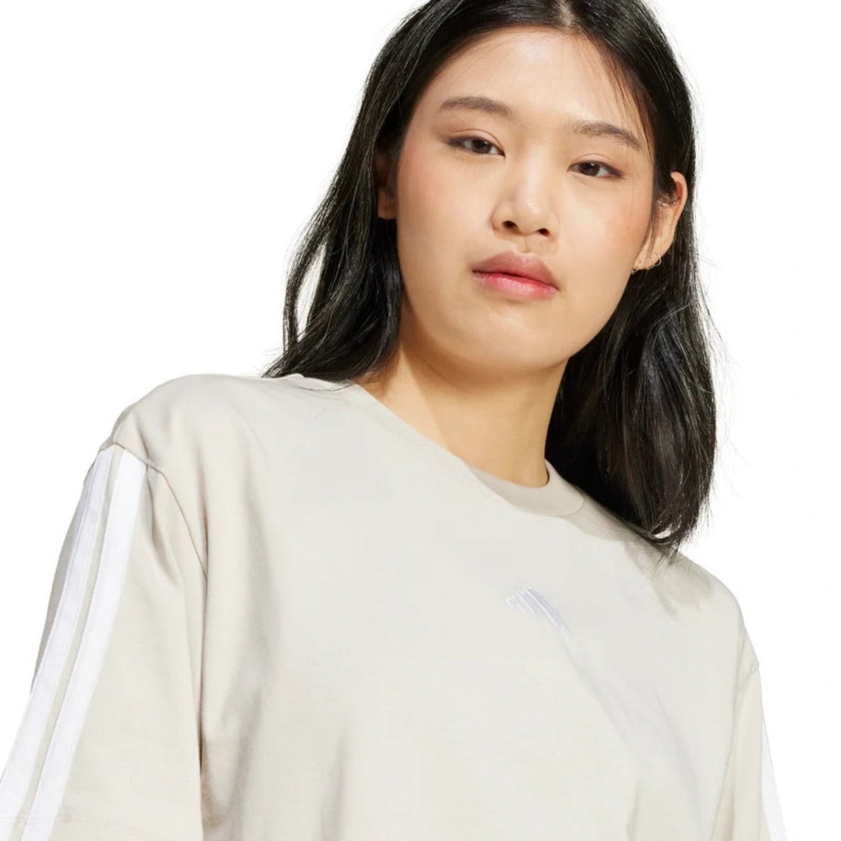 Essentials 3-Stripes Boyfriend T-Shirt - Runner