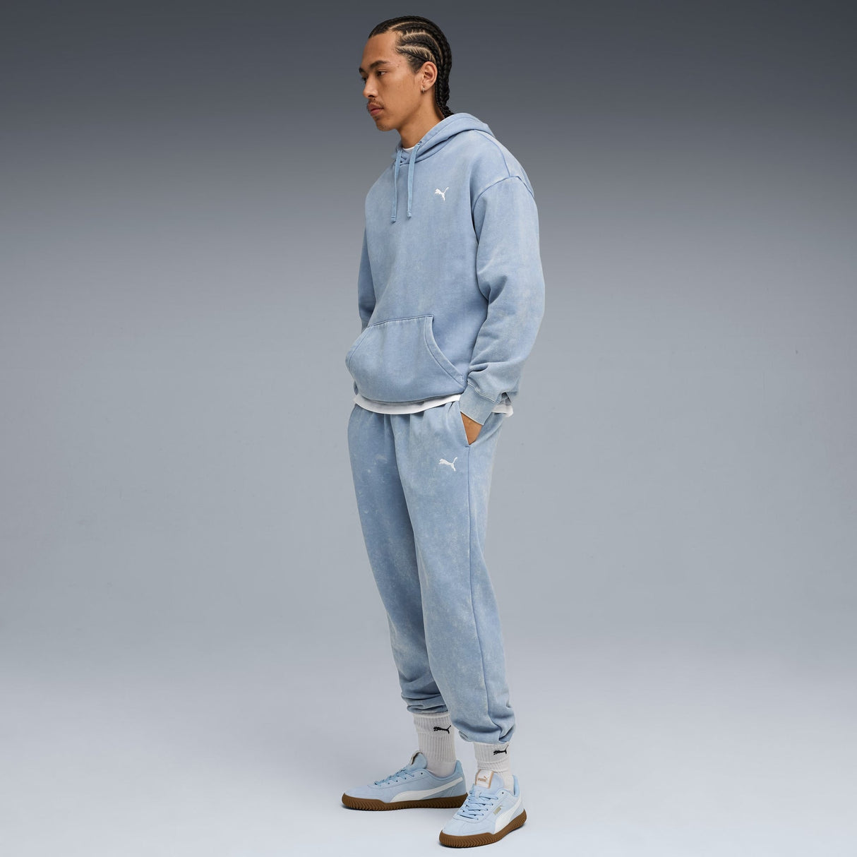 Essentials Elevated Relaxed Wash Hoodie Men - Runner
