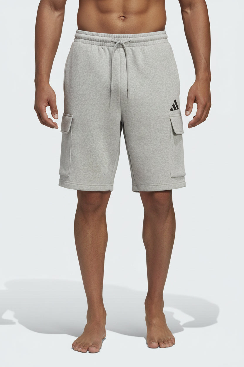 Essentials Feel Cozy Fleece Cargo Shorts - Runner