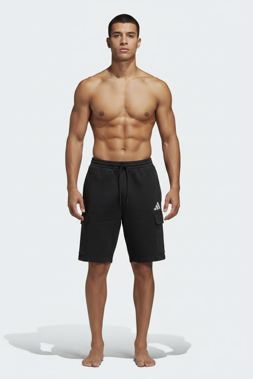 Essentials Feel Cozy Fleece Cargo Shorts - Runner