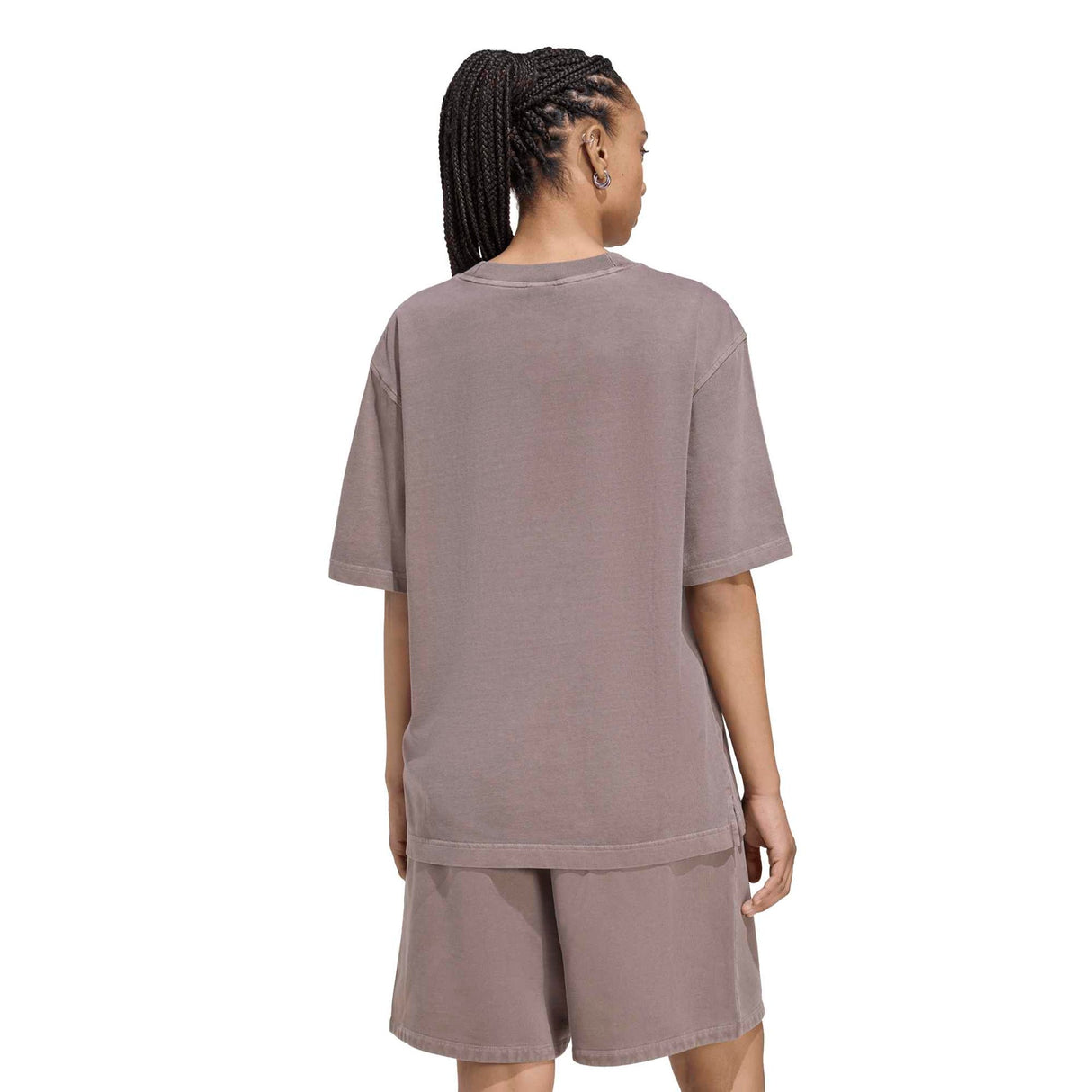 Essentials Linear Boyfriend T-Shirt Oversized Washed - Runner