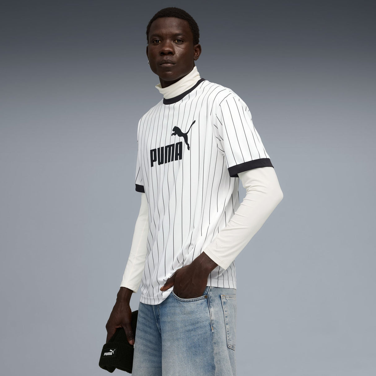 Essentials Striped Jersey Men - Runner