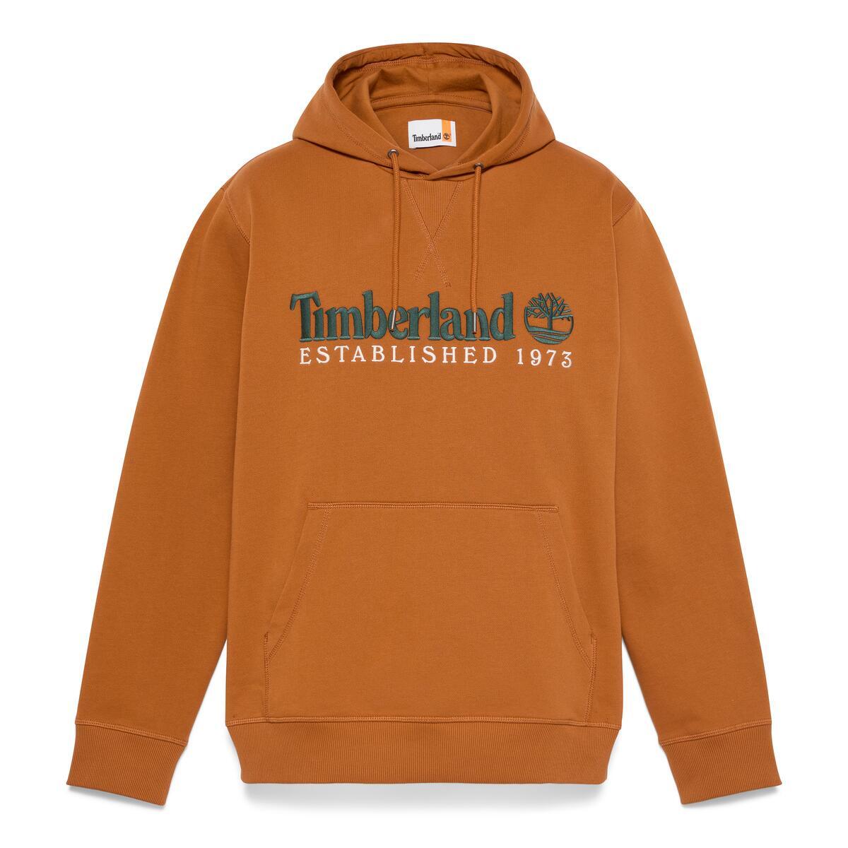 Established 1973 Embroidered Logo Loopback Hoodie - Runner