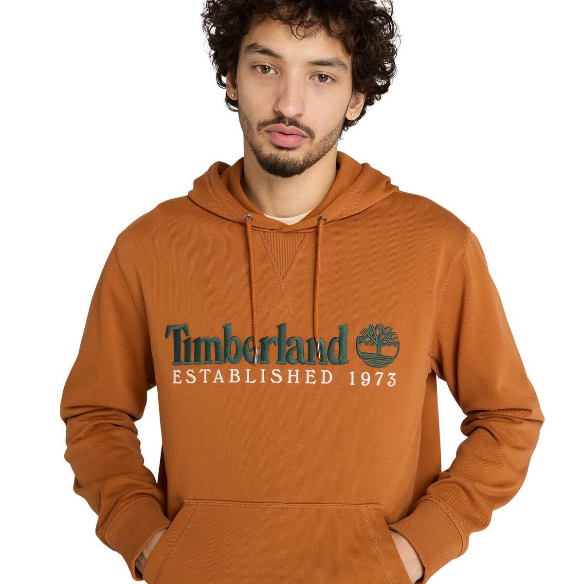 Established 1973 Embroidered Logo Loopback Hoodie - Runner
