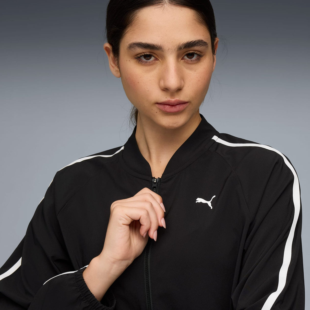 FLORAL RIBBON Woven Full Zip Women - Runner