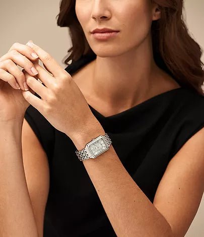 FOSSIL Raquel Three - Hand Date Stainless Steel Watch FFW3 - Runner