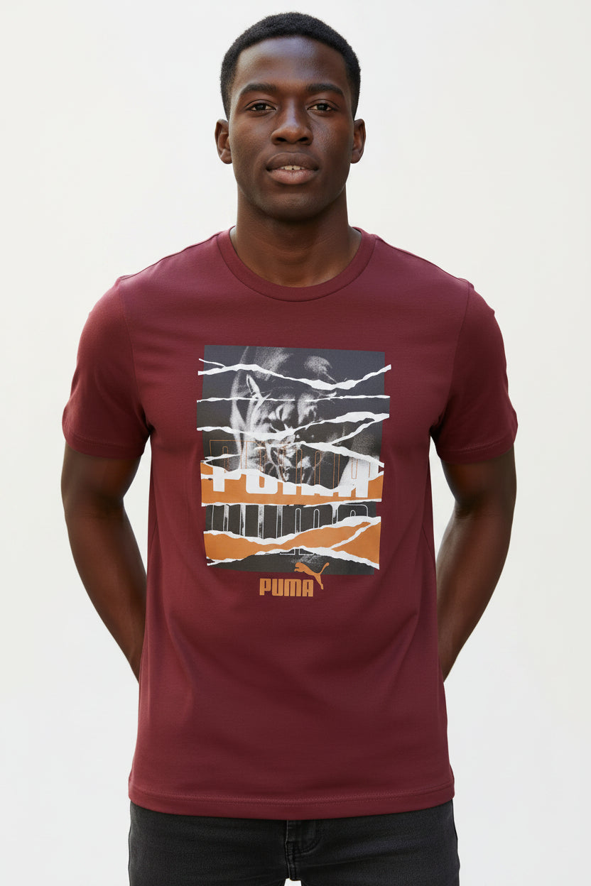 Graphic Photoprint Tee Men - Runner