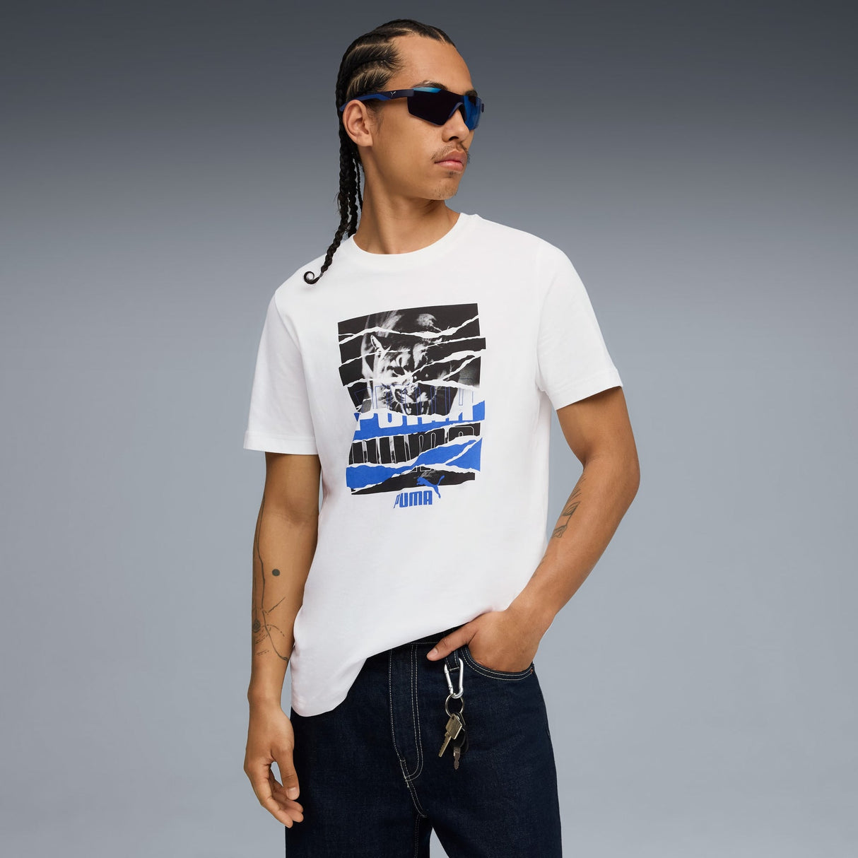 Graphic Photoprint Tee Men - Runner