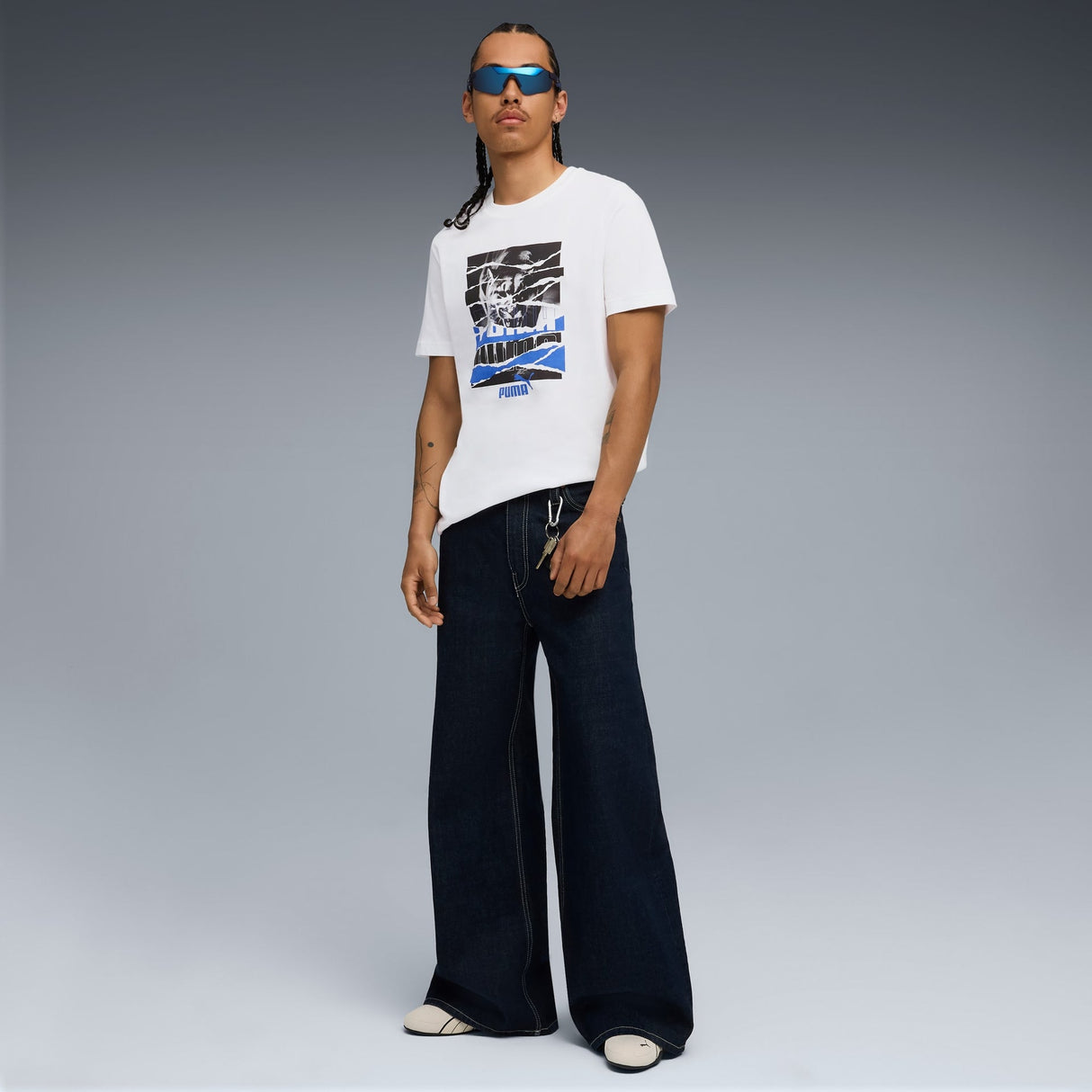 Graphic Photoprint Tee Men - Runner
