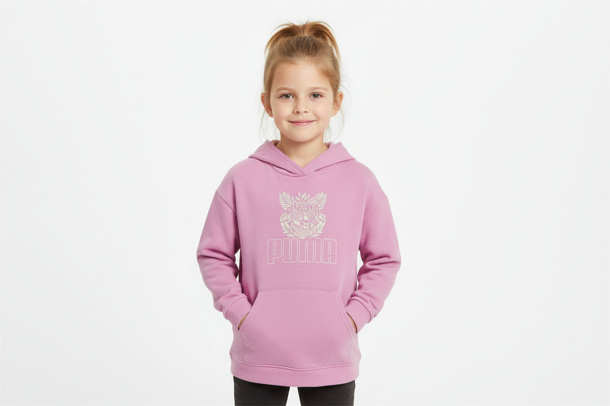 Graphic Print Hooded Sweatshirt - Runner